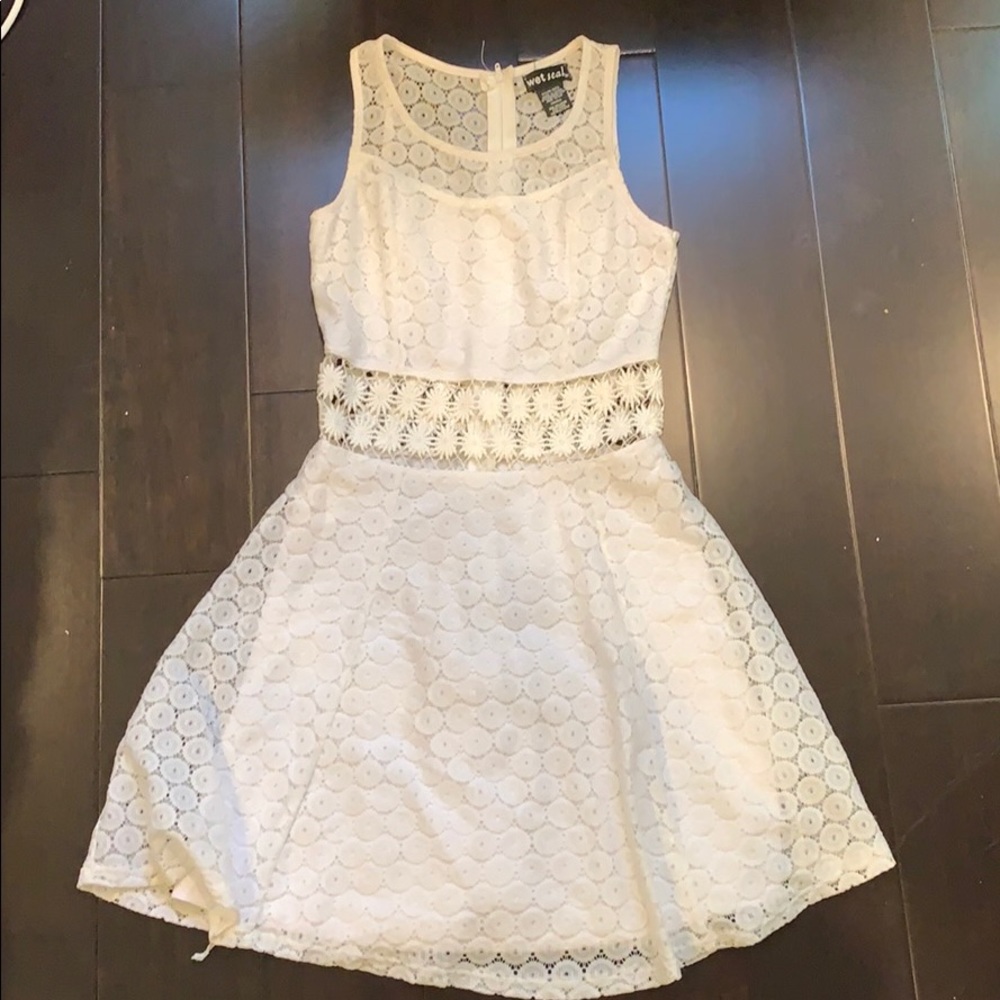 white dress